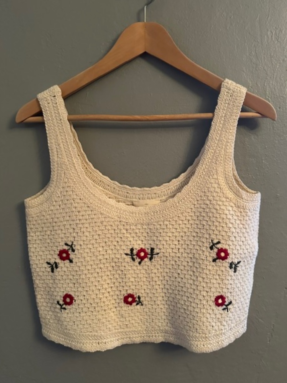 Sezane YDA Top Wildflower Crochet NWT Small - Picture 4 of 5